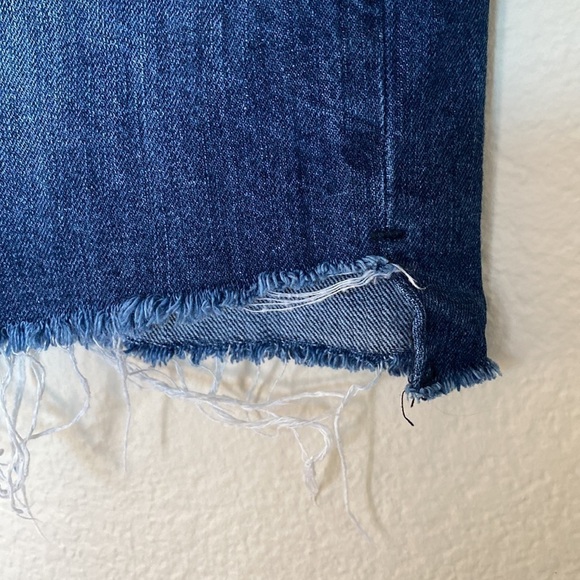 Gap denim button down mini skirt Sz 32 EUC - Picture 3 of 5